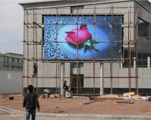 Display de tela de LED de gabinete de alumínio de fundição a óleo com 3 em 1 SMD para publicidade fixa