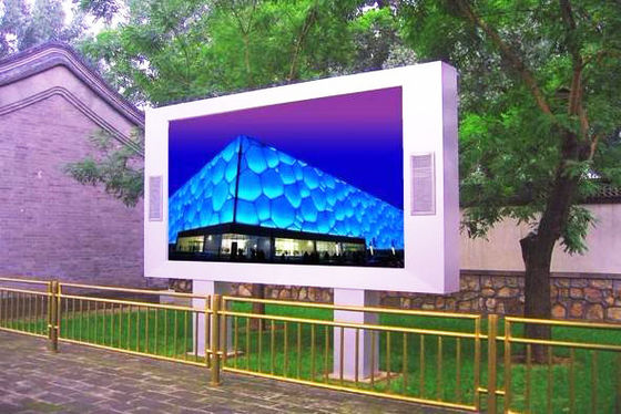 Módulo LED P4 exterior leve de 28 kg para ecrã de publicidade fixo