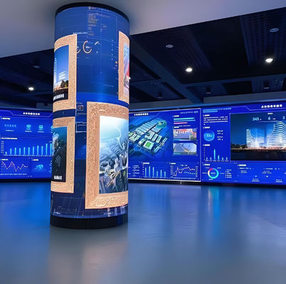 Ecrã de módulo macio interno Display LED de meia esfera flexível de alta definição