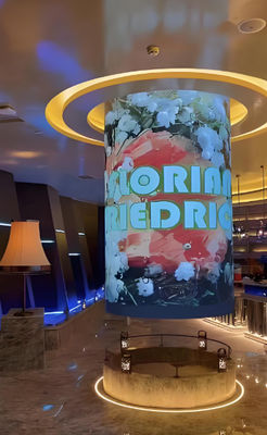 Ecrã de módulo macio interno Display LED de meia esfera flexível de alta definição