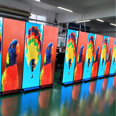 Armário de alumínio P2.5mm GOB LED Display para soluções visuais interiores