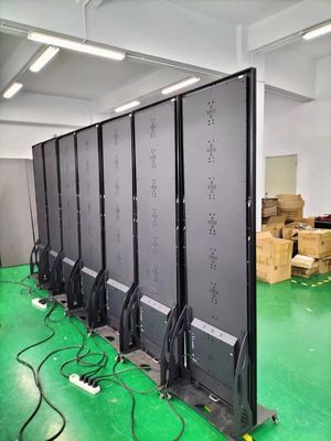 Armário de alumínio P2.5mm GOB LED Display para soluções visuais interiores