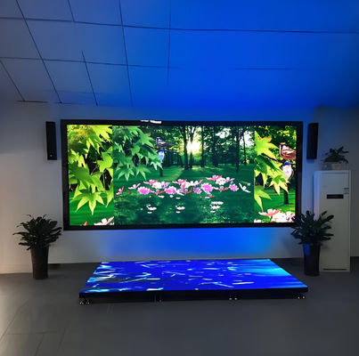 SMD P10 Indoor Fixed LED Video Panel Display com 3840 High Brush Refresh e 1200CD Brightness