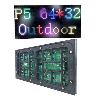 Módulo de painel LED de cor inteira SMD P5 à prova d'água para exteriores com 100000 horas de vida útil