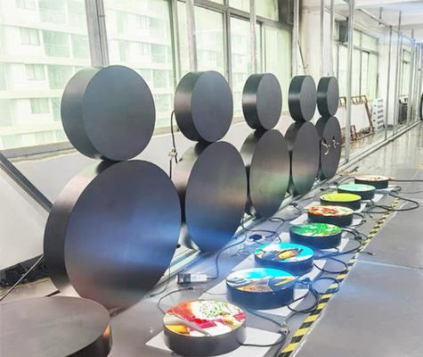 P2.5 Ecrã de exibição de arte de forma irregular de LED flexível com múltiplas especificações